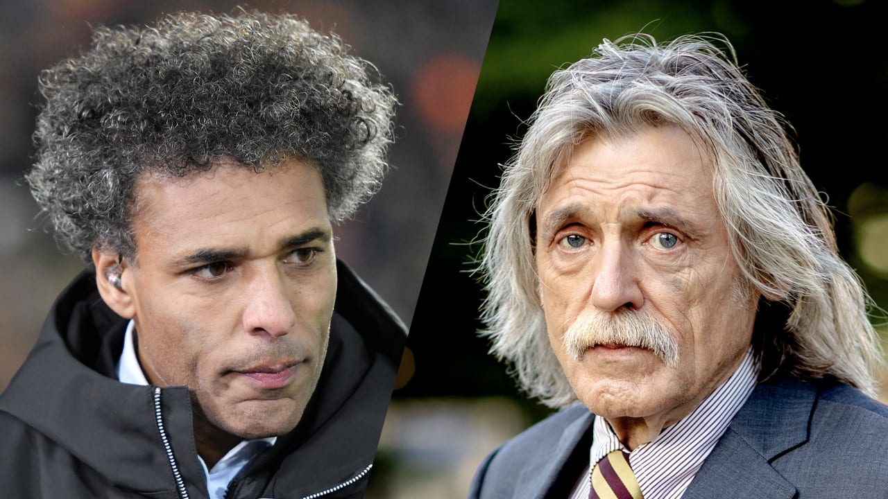 Van Hooijdonk sneert in Studio Voetbal naar Johan Derksen