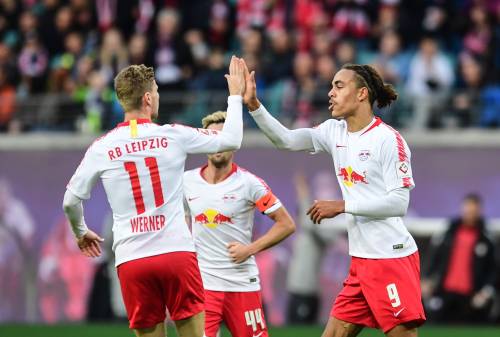 Leipzig verslaat Leverkusen en passeert Bayern