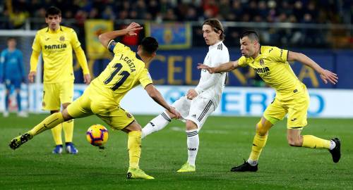 Real speelt gelijk tegen Villarreal