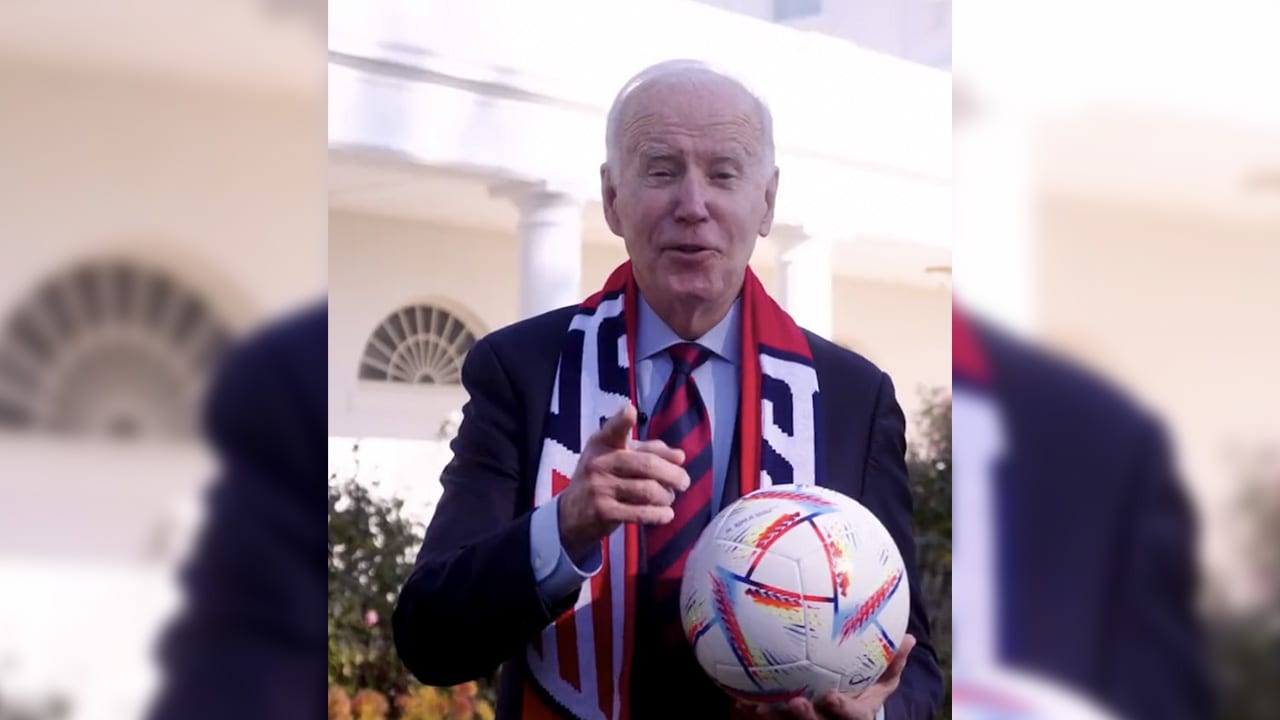 Biden laat van zich horen voor WK-clash met Oranje: 'It's called soccer'