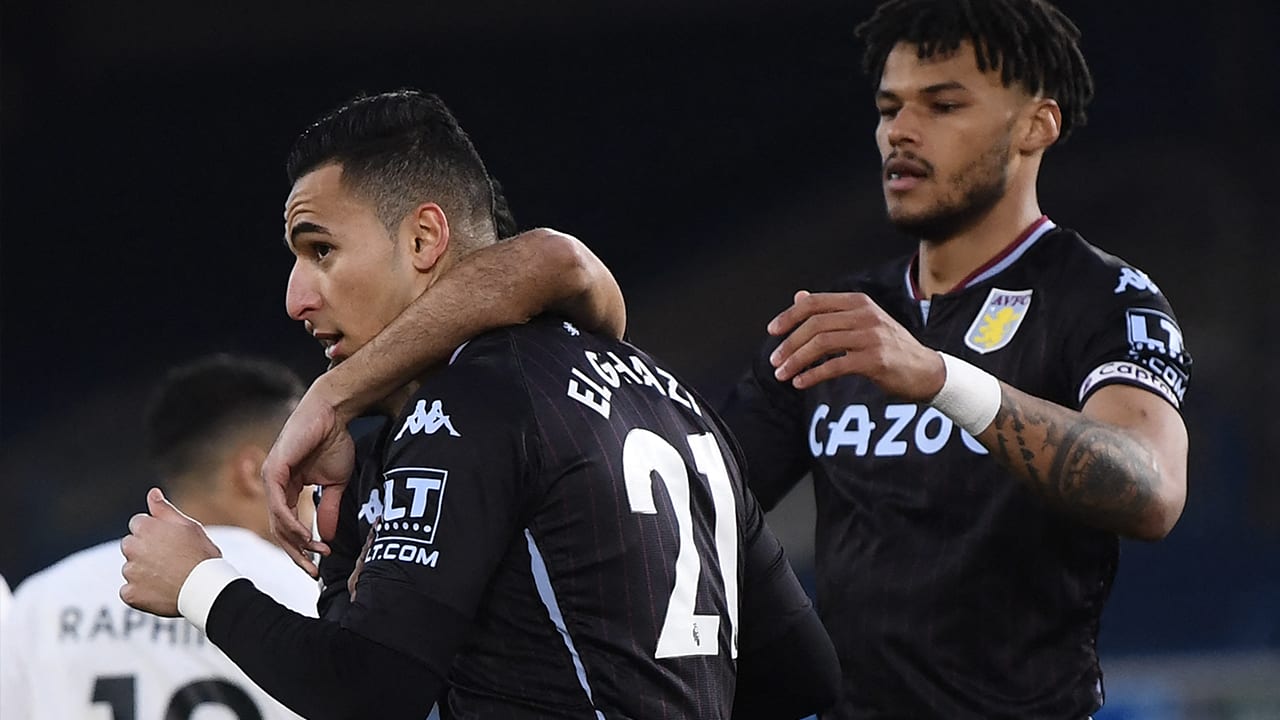 El Ghazi helpt Aston Villa aan zege bij Leeds United