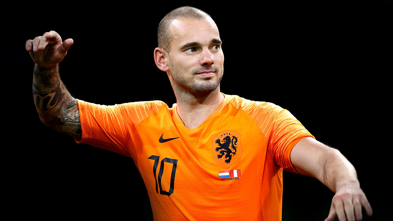 Sneijder: 'Als ik ervoor had geleefd, stond ik in het rijtje met Messi en Ronaldo' 