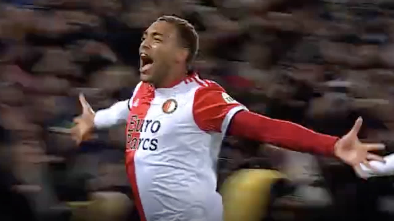 VIDEOGOAL: Dessers bezorgt Feyenoord in blessuretijd drie punten tegen AZ