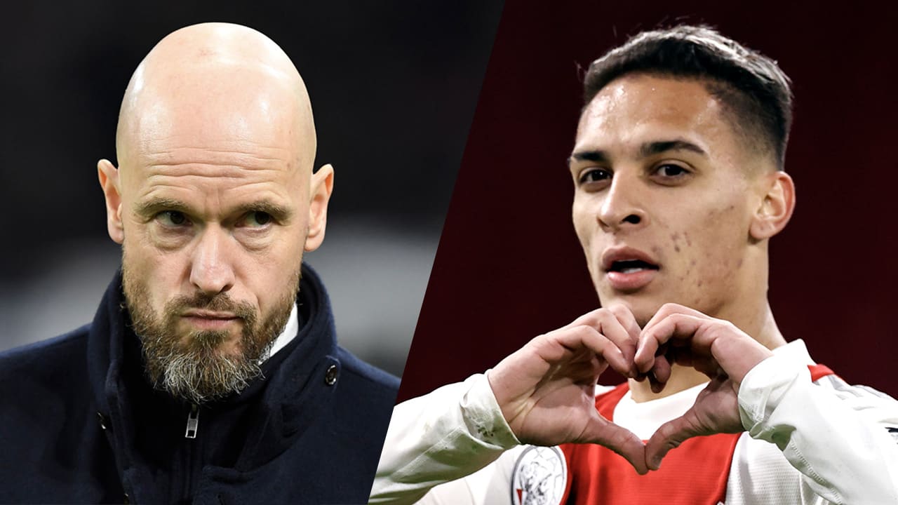 Ten Hag vergelijkt Antony met Robben: 'Dat is een stap die hij heeft gezet'