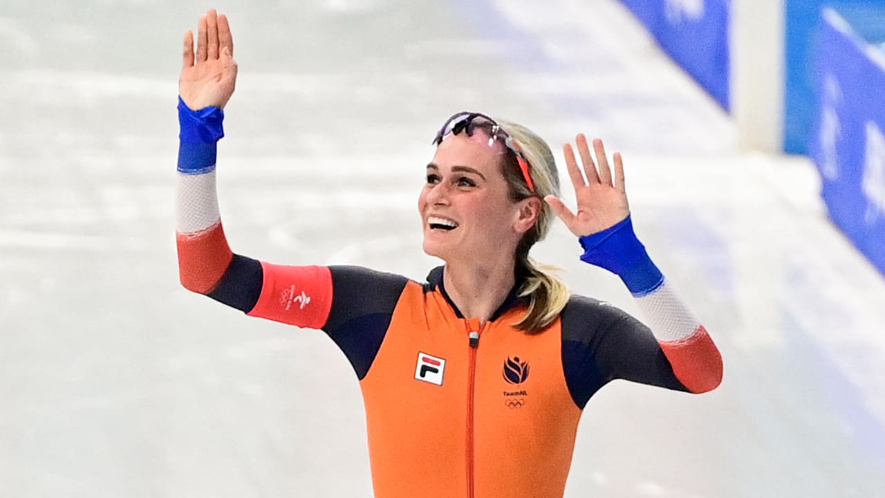 Irene Schouten wint na 3 kilometer ook Olympisch goud op 5 kilometer