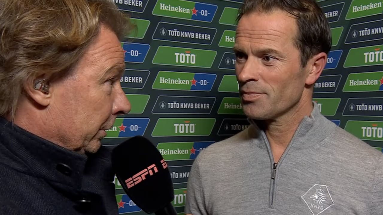 Bas Nijhuis blijft interviews geven na wedstrijden: 'Ik loop daar niet voor weg'