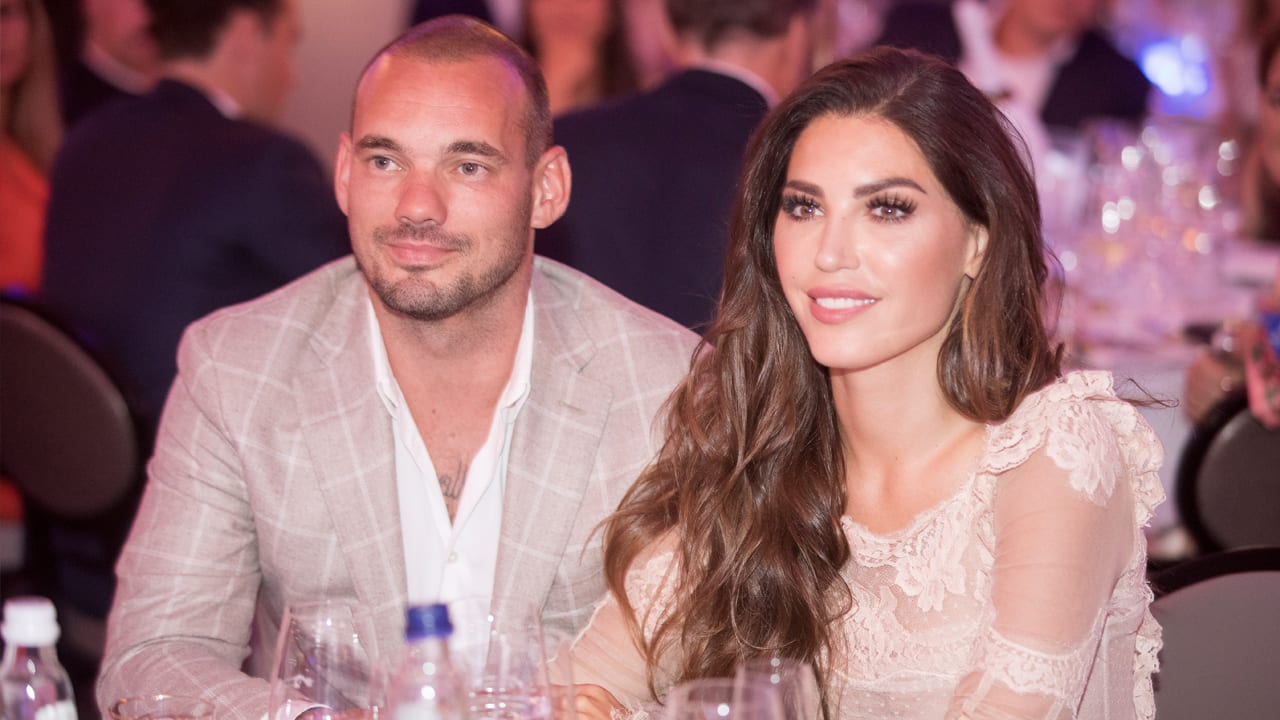 'Sneijder en Yolanthe hadden intiem en gezellig etentje bij vrienden'