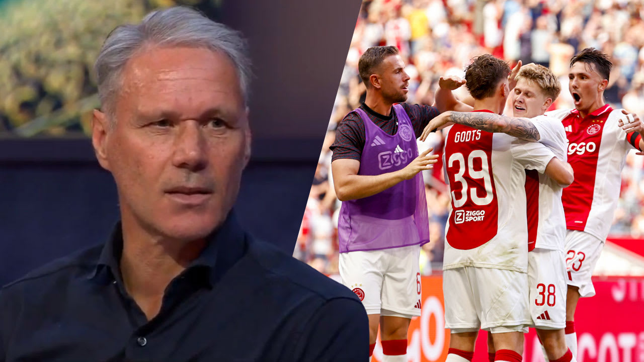 Van Basten niet overtuigd van Ajax-selectie: 'Er is heel moeilijk iets van te maken' 