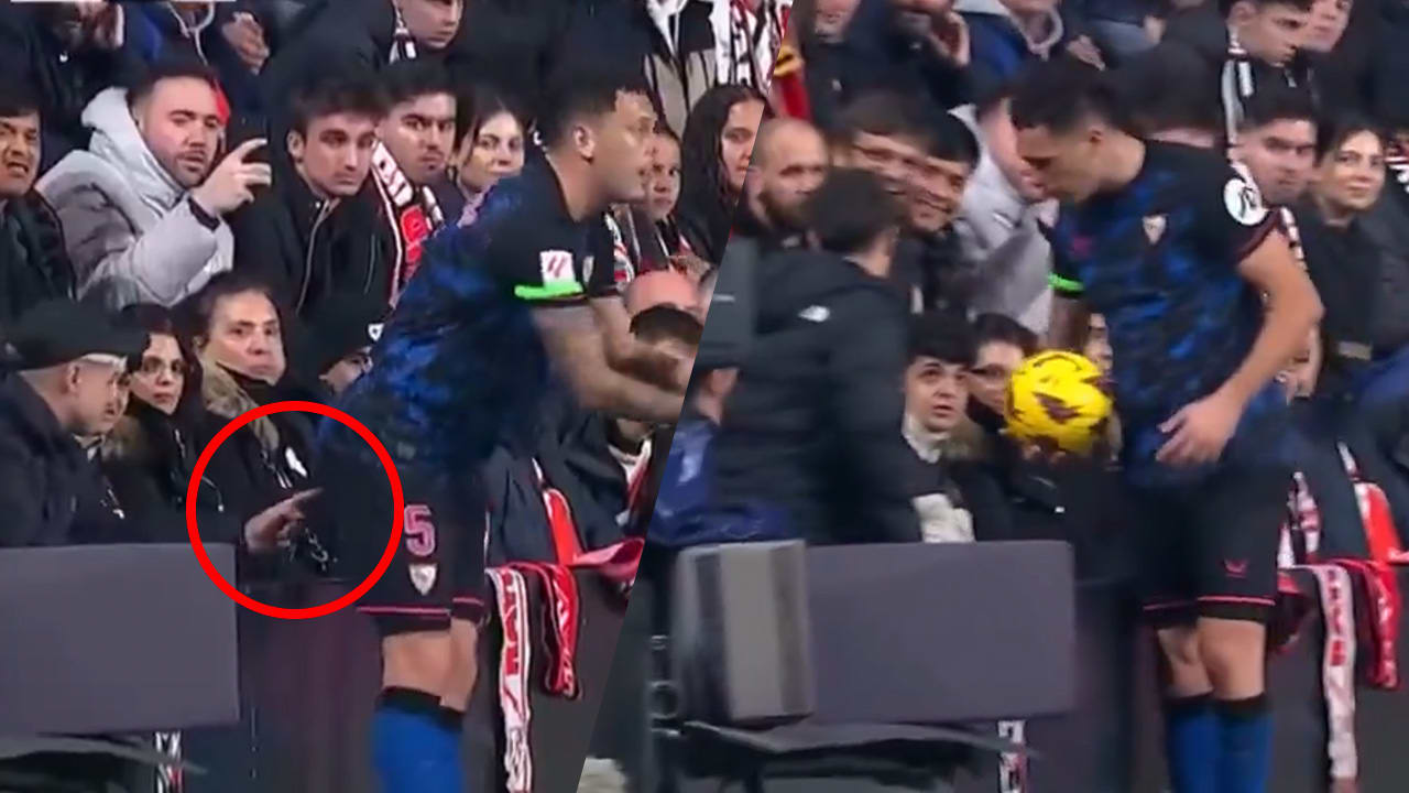 Video: Rayo-supporter steekt vinger tussen billen van oud-Ajacied Ocampos