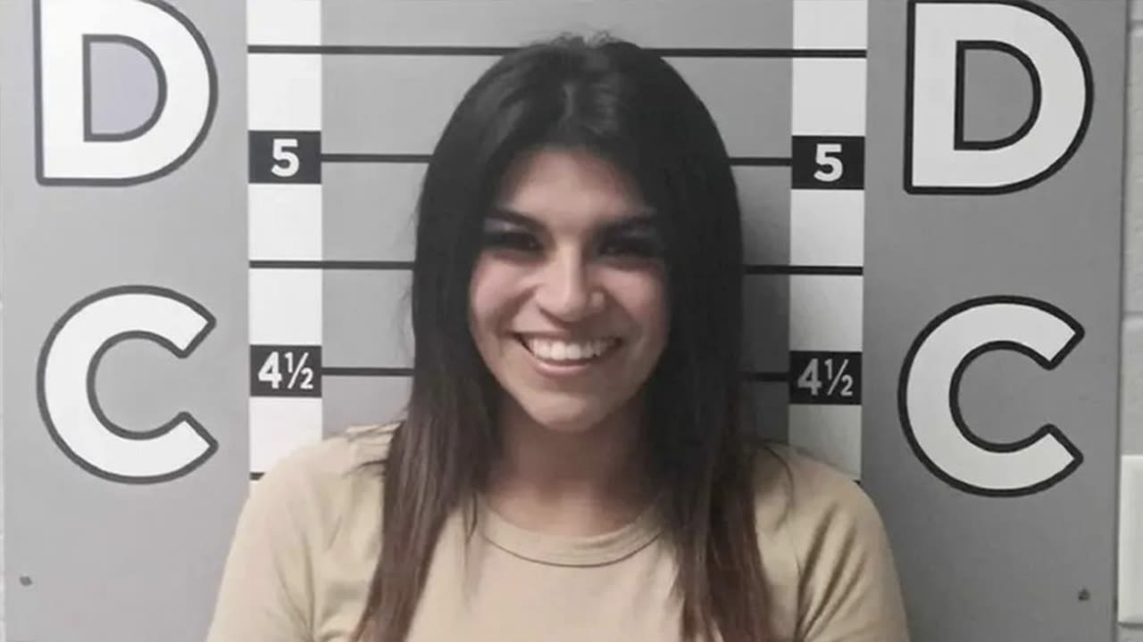 Vrouw gaat viraal met glimlach op mugshot nadat ze auto van ex vernielt met zout en glitter
