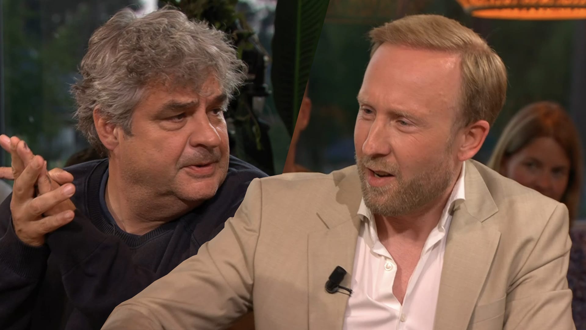 Felle discussie tussen Frank Lammers en Raymond Mens: 'Jij neemt Donald Trump nog wel serieus!'
