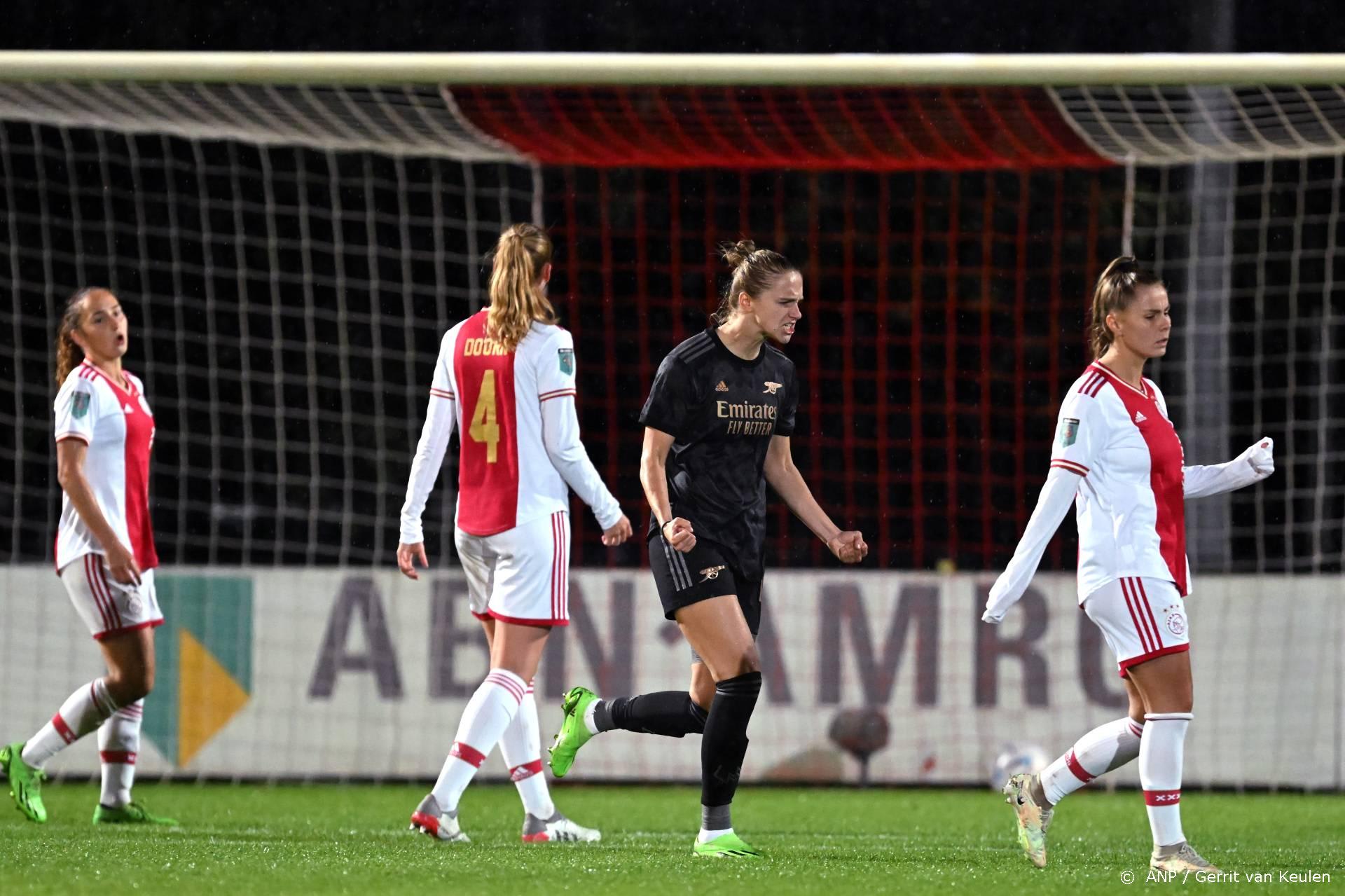 Ajax geeft toe dat doelen te klein waren voor CL-duel vrouwen: 'Fout bij het terugplaatsen'