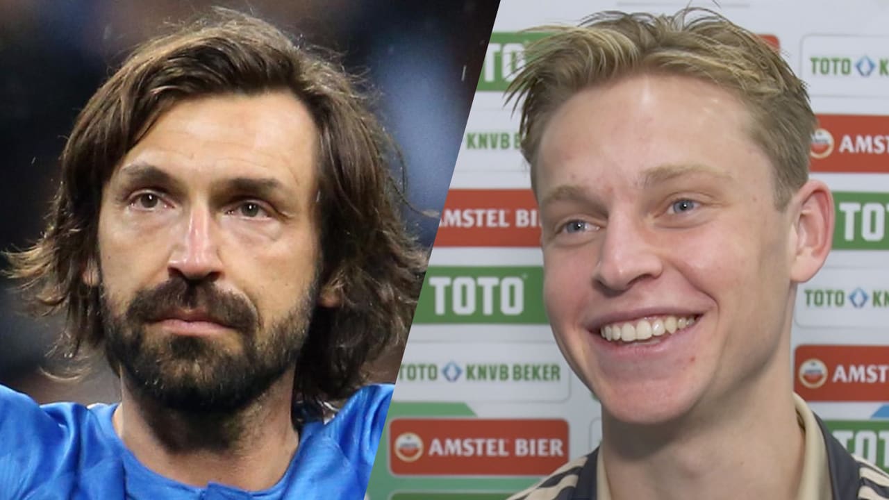 Pirlo vol lof over Frenkie de Jong: 'Hij heeft alles om succesvol te zijn'