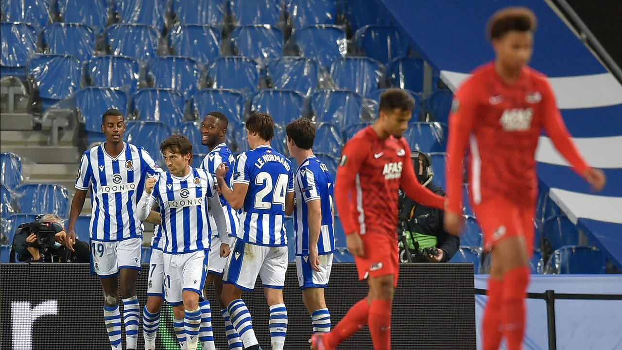AZ lijdt tegen Sociedad eerste nederlaag in poulefase Europa League