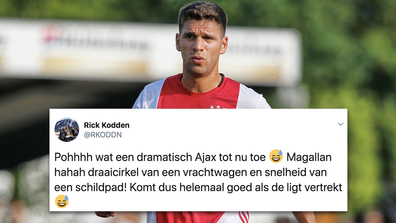 Magallan trending topic op Twitter: Ajax-fans niet blij met de Argentijn