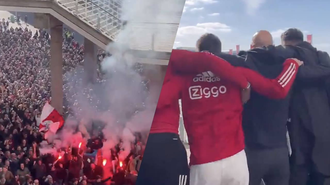 Ajax deelt feestbeelden van afterparty met supporters