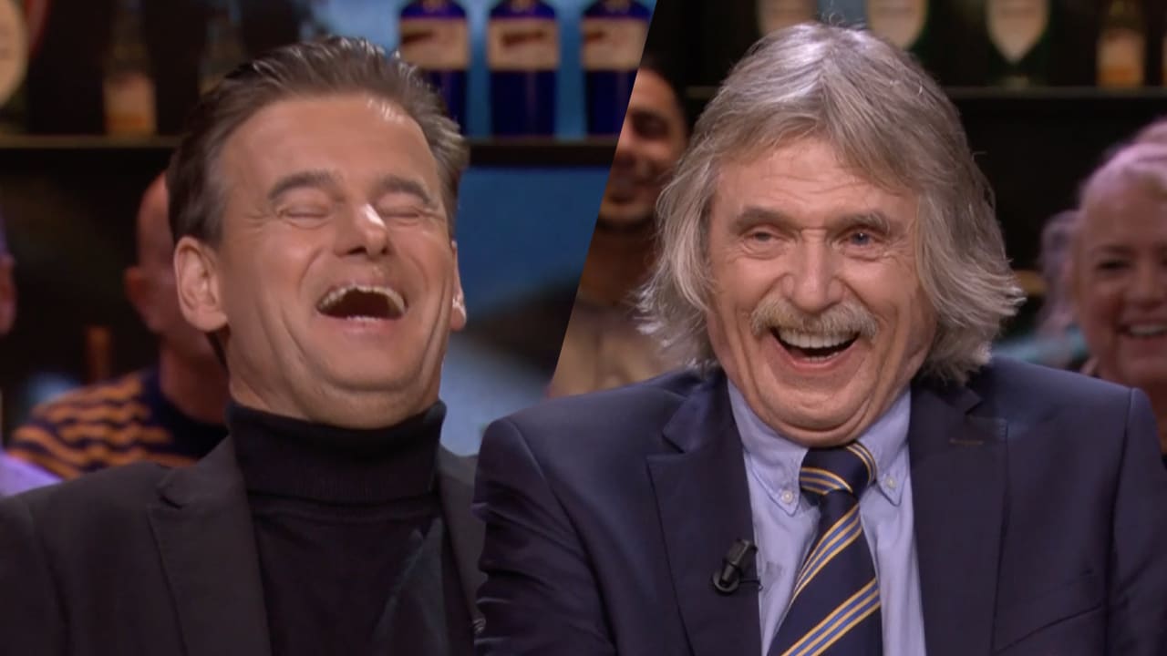 Johan en Wilfred schieten in de lach: 'Je ziet bij jou niet dat je je haar verft!'
