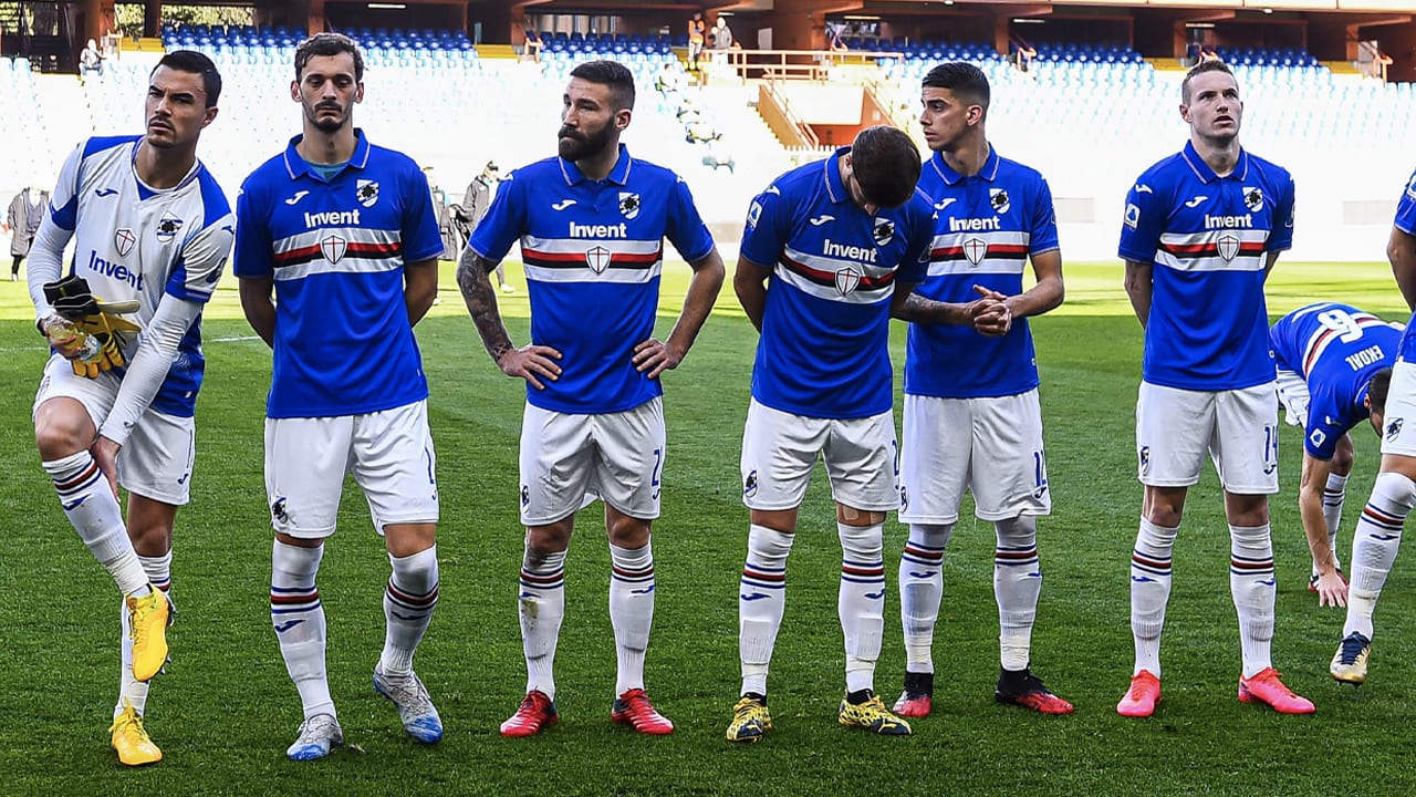 Vijf spelers van Sampdoria testen positief op nieuwe coronavirus