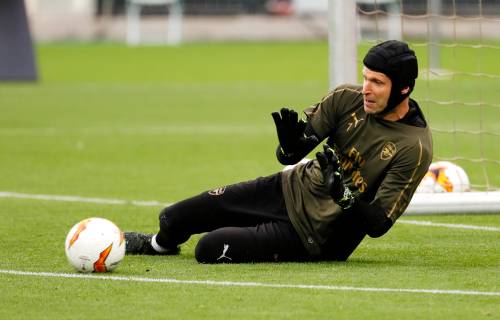 Cech in finale in doel bij Arsenal