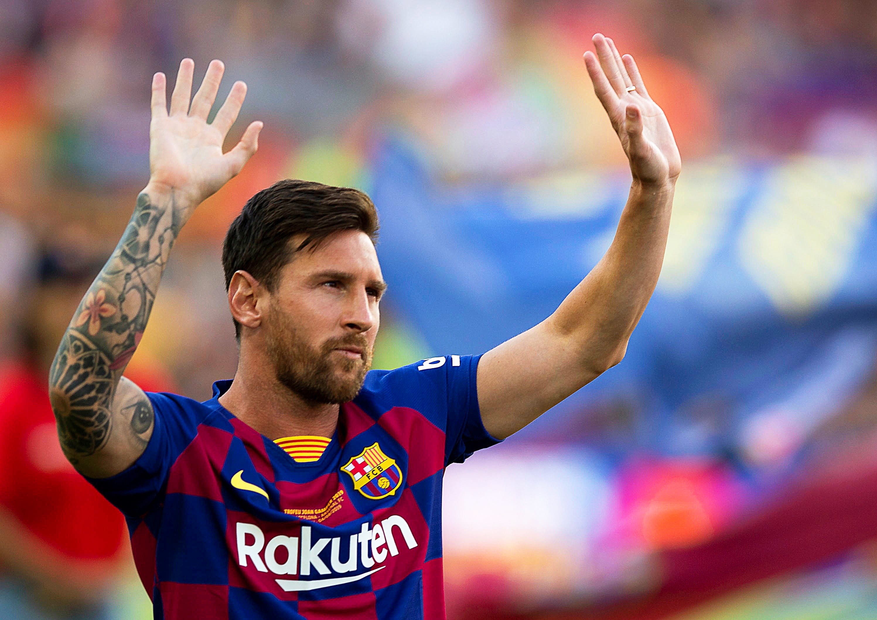 Messi 700 keer in shirt Barcelona