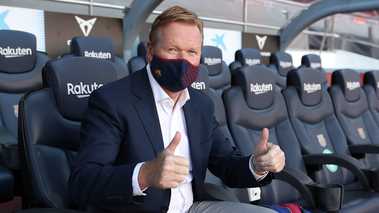 Koeman reageert voor het eerst op aanblijven Messi