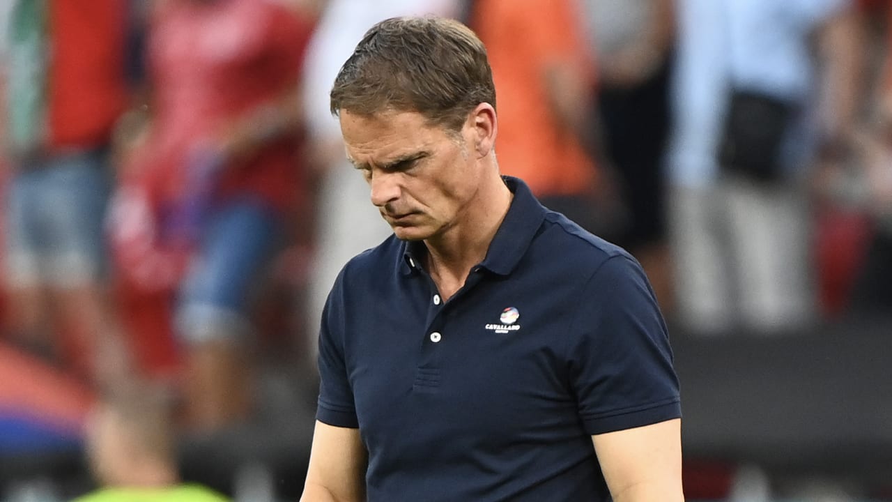 Frank de Boer stapt op als bondscoach van het Nederlands elftal