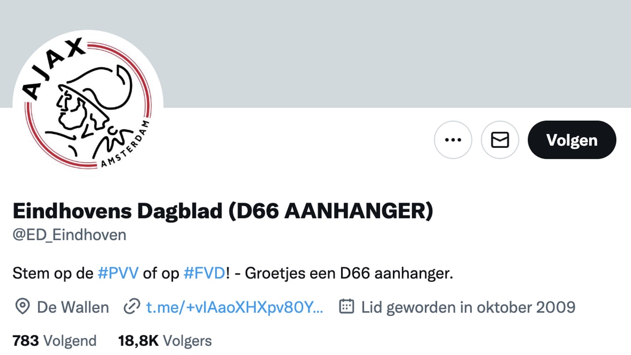 Twitteraccount Eindhovens Dagblad nog steeds gehackt: 'We balen enorm'