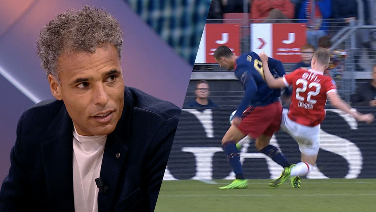 Van Hooijdonk ziet Ajax penalty door de neus geboord worden: ‘Hij raakt helemaal niks’ 