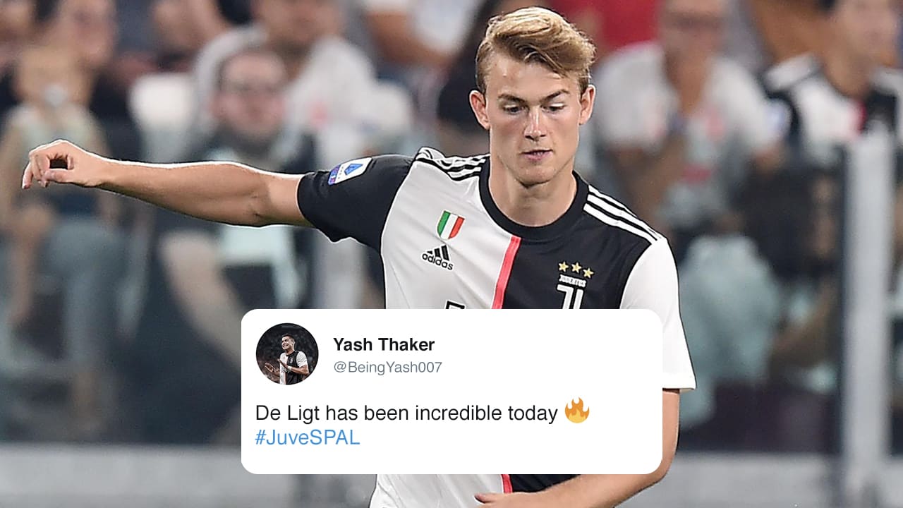 De Ligt maakt veel indruk in duel met SPAL: 'A masterclass, an absolute wall'