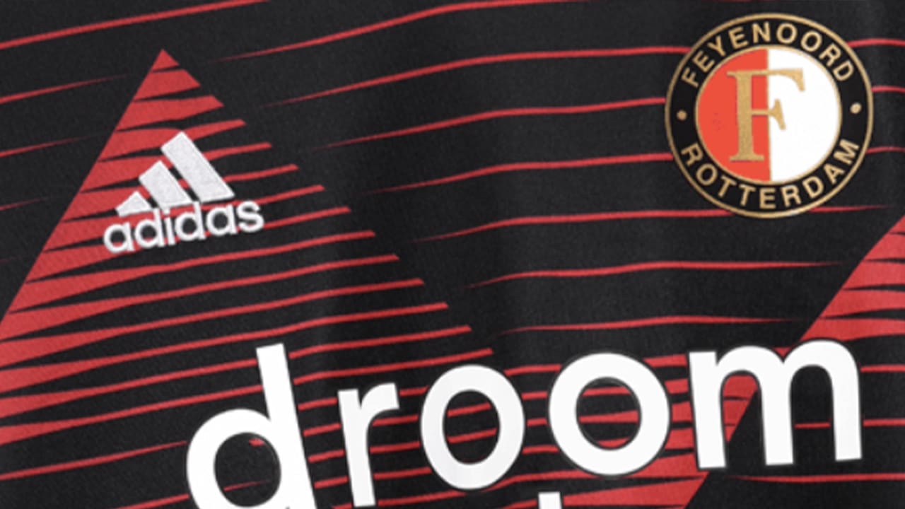 Dit is het nieuwe uitshirt van Feyenoord