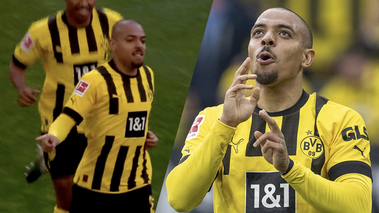 Videogoal: 'Man in vorm' Malen opnieuw belangrijk voor Dortmund met goal en assists 