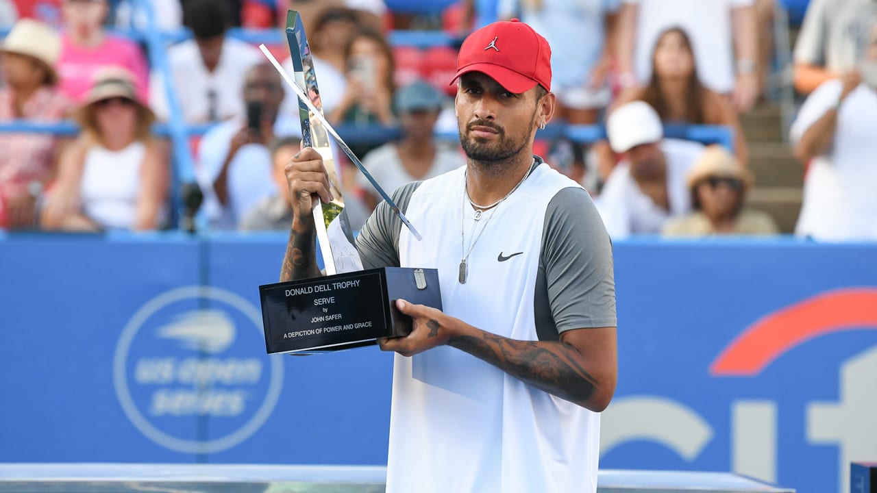 Nick Kyrgios verovert twee titels op één dag in Washington