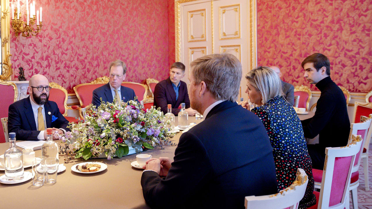 Willem-Alexander belooft om met Levchenko naar Oekraïne te gaan