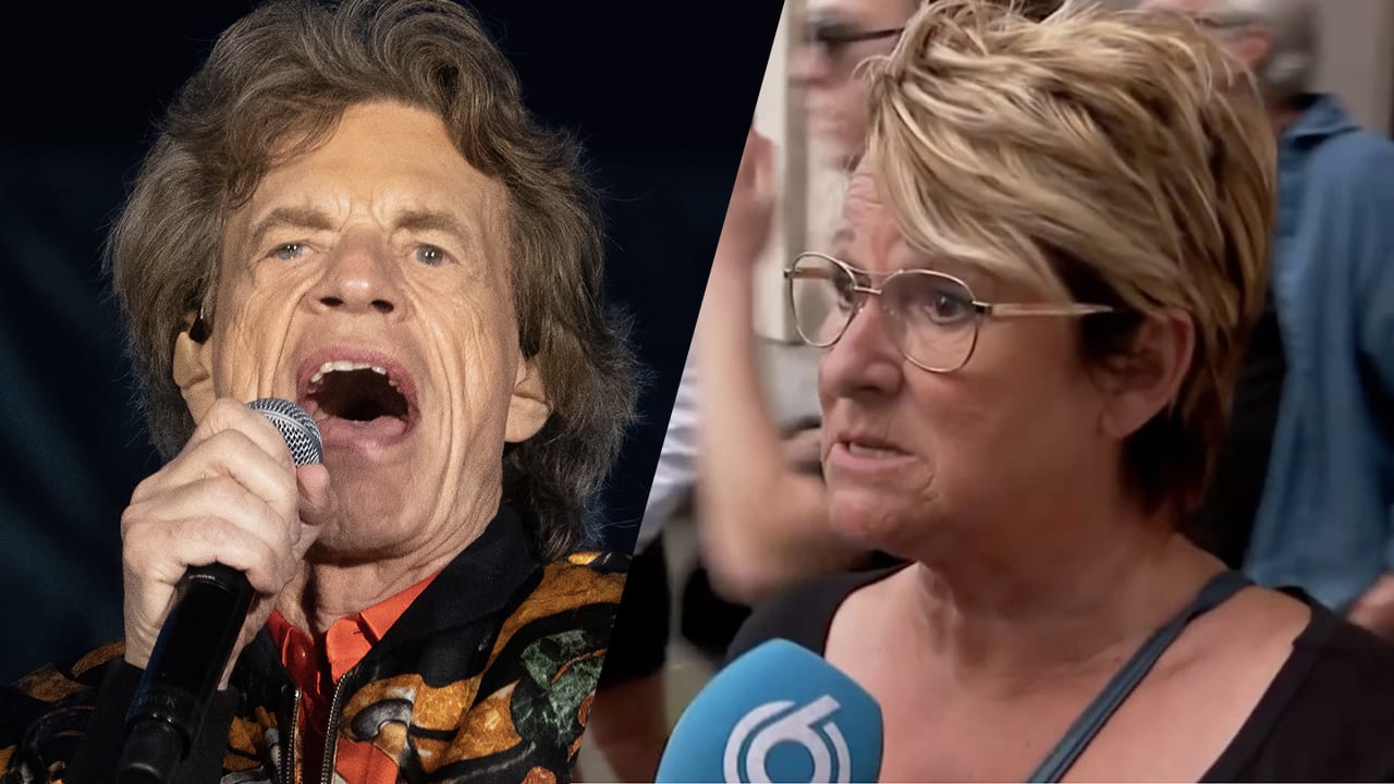 Mick Jagger haakt geniaal in op sneer boze Corry: 'Fijn dat jullie hier zijn en niet bij Frans Bauer'