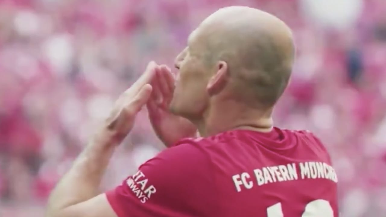 Bayern sluit jaar af met prachtige afscheidsvideo voor Arjen Robben