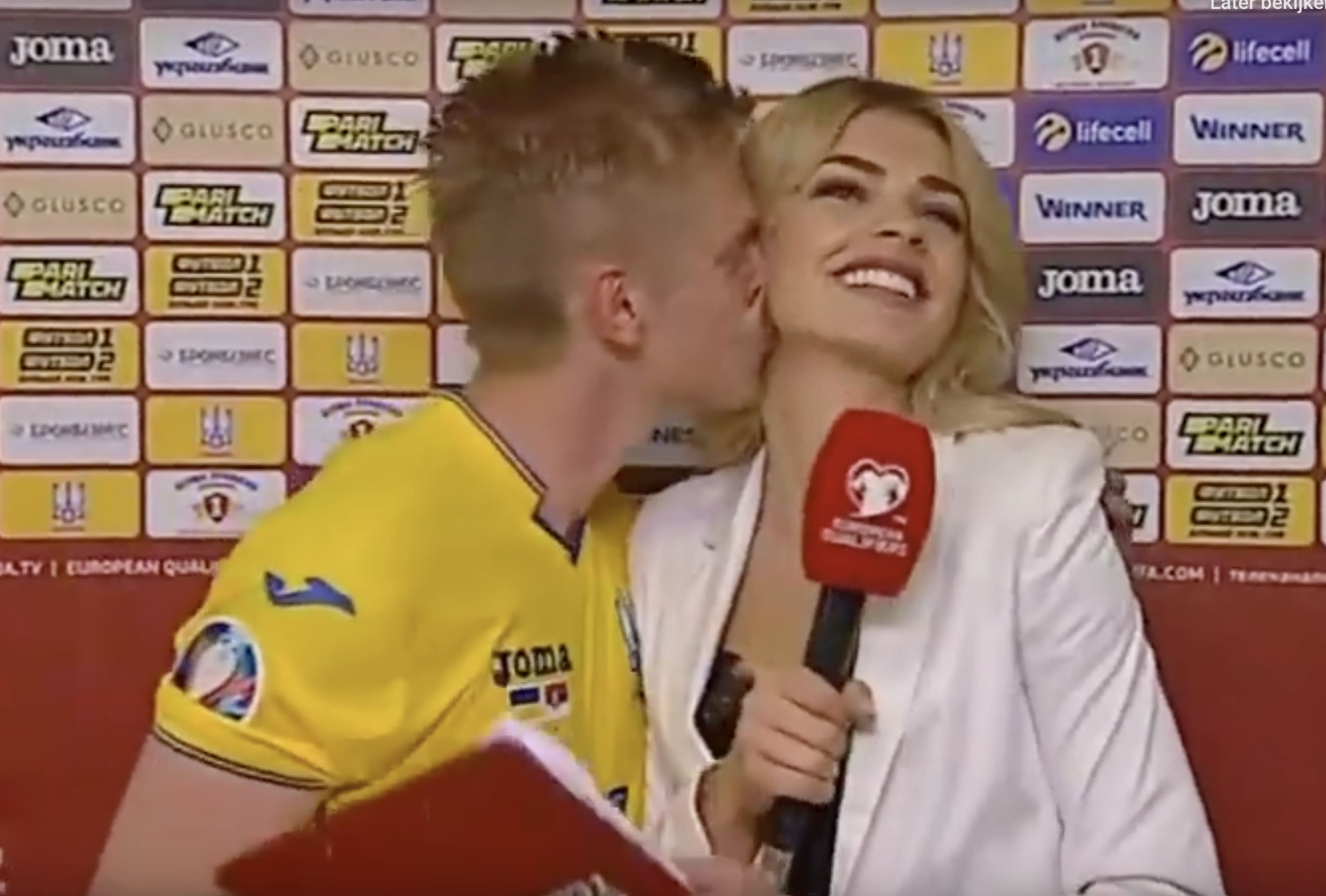 Oud-PSV'er Zinchenko sluit interview op bijzondere wijze af 