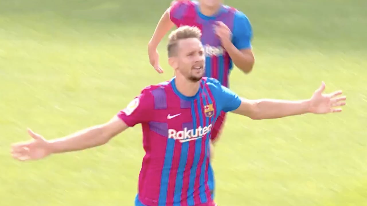 VIDEOGOAL: Luuk de Jong maakt zijn eerste doelpunt voor FC Barcelona!