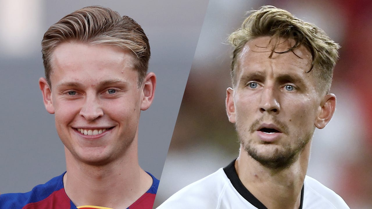 Luuk de Jong tegen Frenkie de Jong in halve finales Spaanse beker