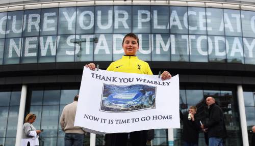 Fans Spurs moeten nog even geduld hebben