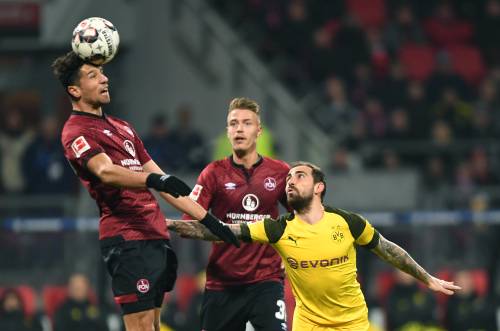 Dortmund stagneert bij hekkensluiter Nürnberg