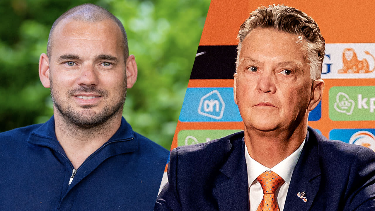 Sneijder sceptisch over Van Gaal: 'Dat gaat hem straks opbreken’