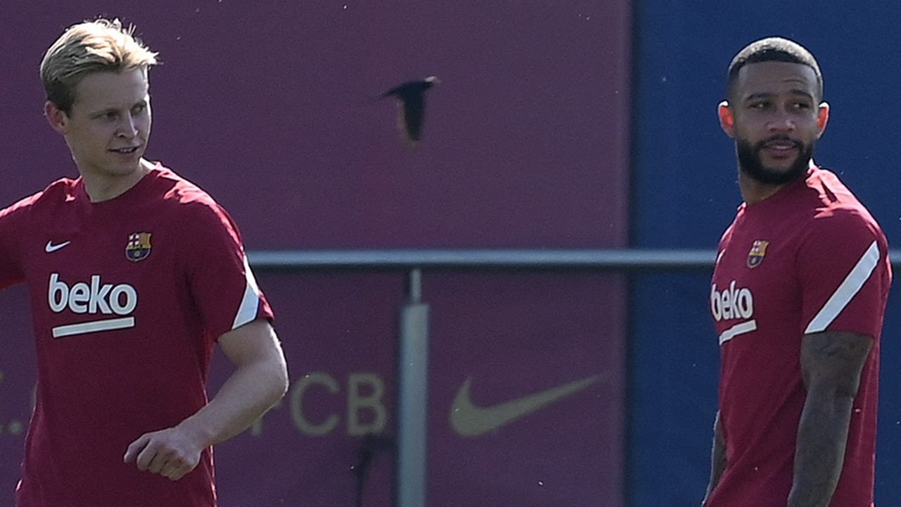 De Jong en Depay bedanken fans en kijken uit naar volgend seizoen