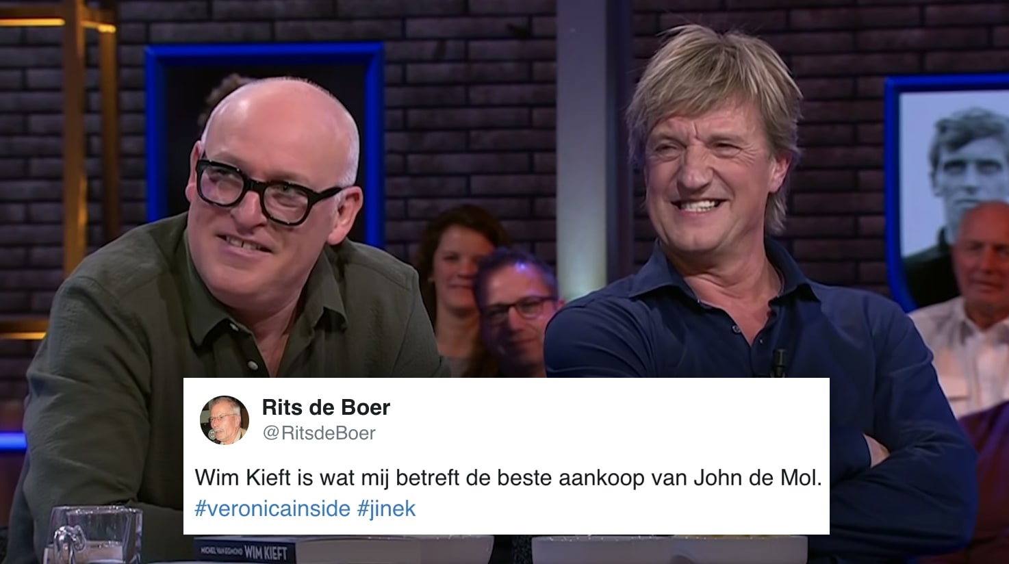 Fans lovend over terugkeer Wim Kieft