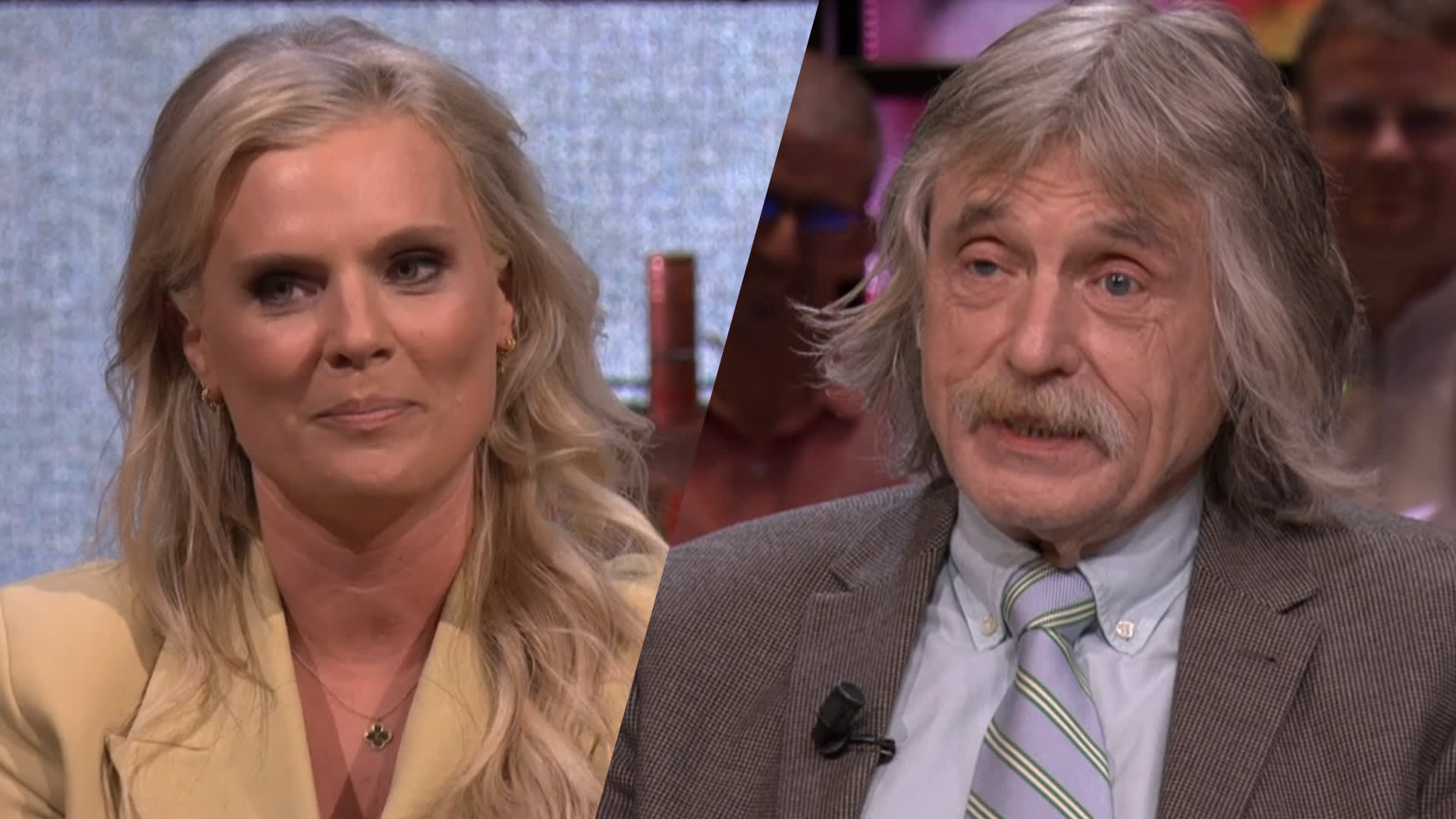 Johan reageert op sneer van Eveline Stallaart: 'Wat wil ze nou?!'