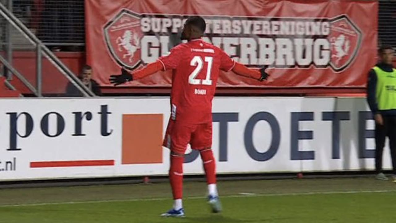 Videogoal: Boadu scoort razendsnel bij debuut voor FC Twente 
