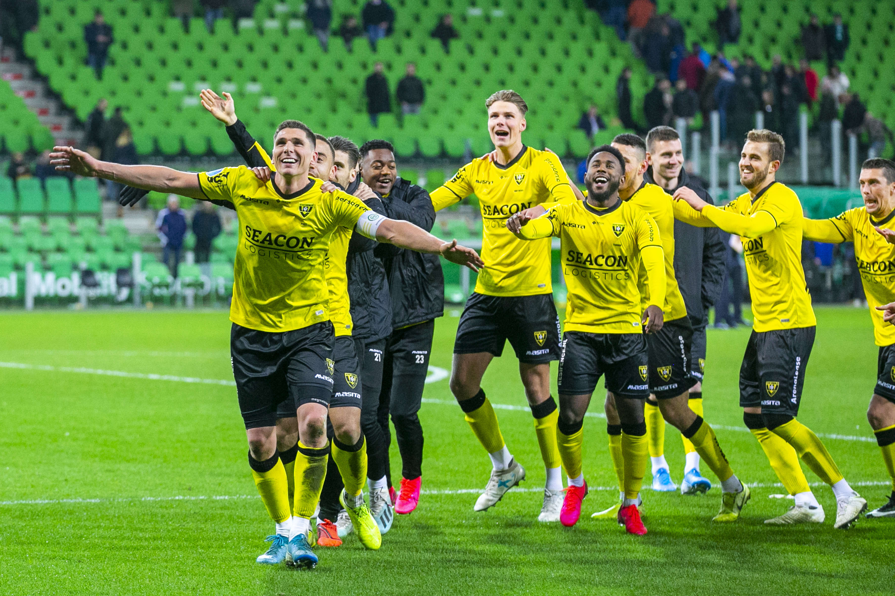 VVV-Venlo trekt stijgende lijn door met zege bij FC Groningen