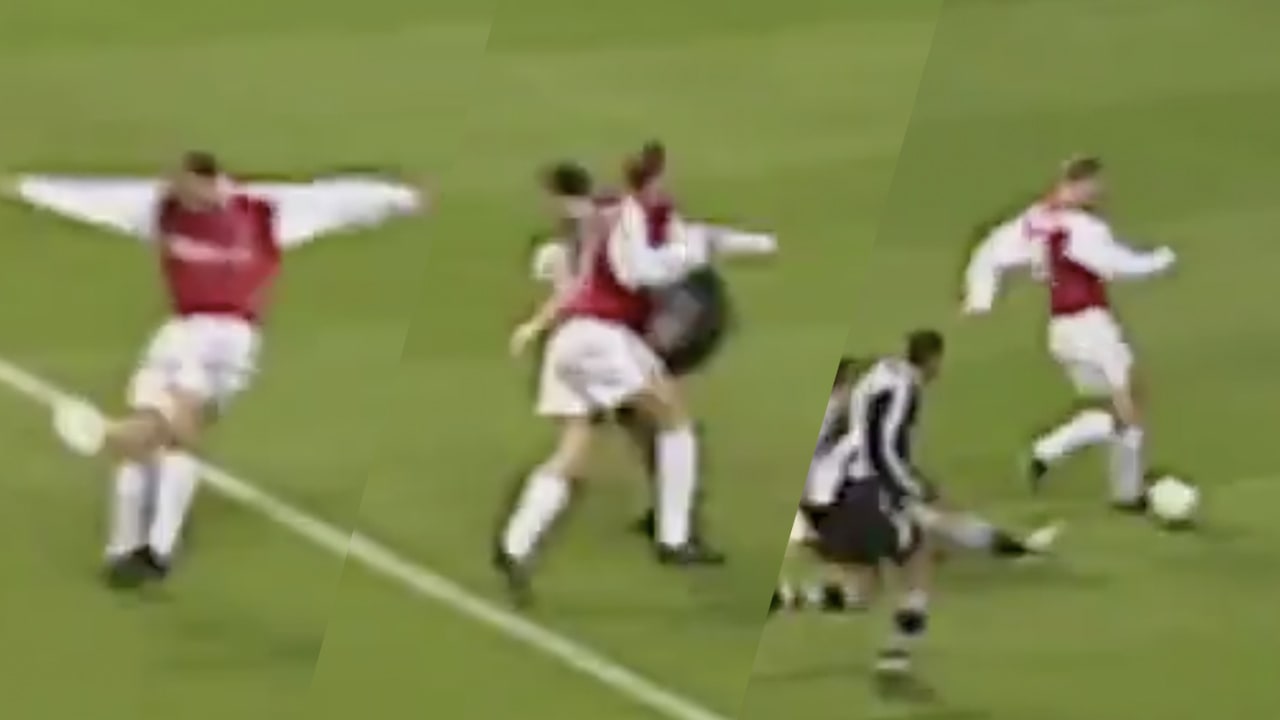 Vandaag in 2002: de waanzinnige 'pirouette-goal' van Bergkamp bij Arsenal