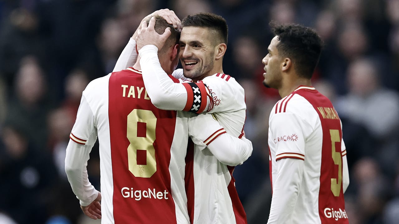 Dusan Tadic leidt Ajax naar zege op Sparta en plek twee in Eredivisie 