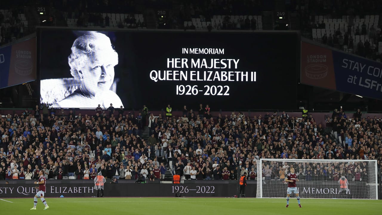 Premier League schrapt duels na overlijden koningin Elizabeth