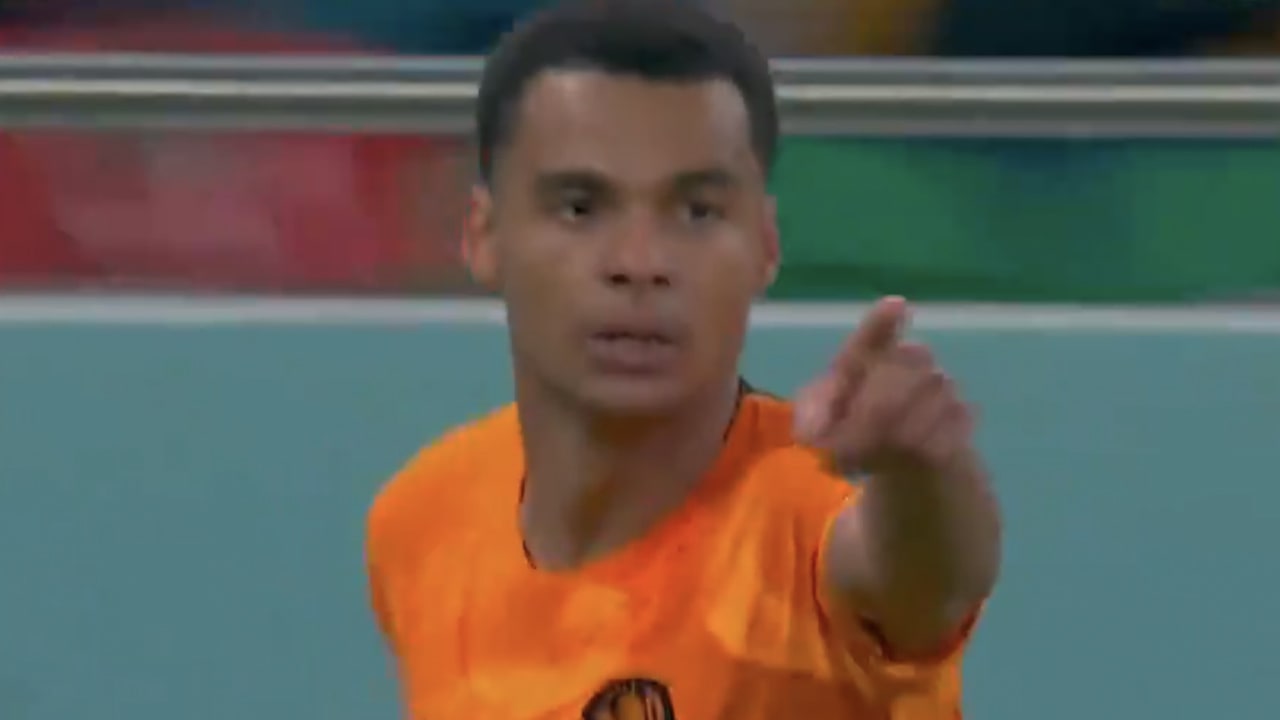 Videogoal: Cody Gakpo kopt Oranje op voorsprong tegen Senegal!